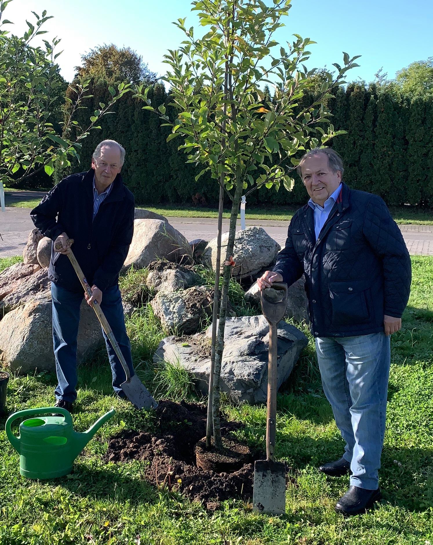 Einheitsbuddeln Auch die MIT RDECK pfanzt einen Baum zum Tag der